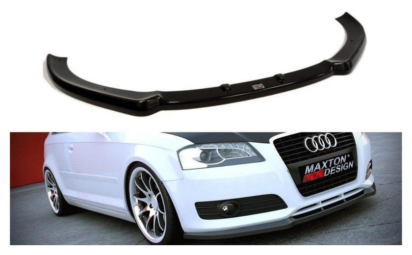 Splitter Audi A3 8P Facelift przód Gloss Black