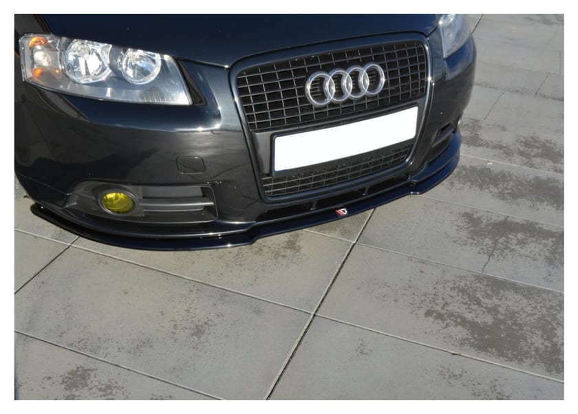 Splitter Audi A3 8P S-Line przód Gloss Black
