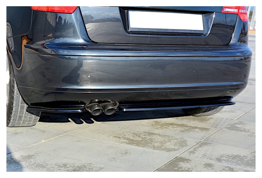 Splitter Audi A3 8P Tył Gloss Black