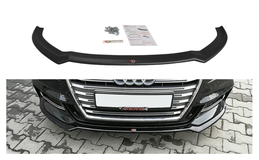 Splitter Audi A3 8V Facelift przód v.2 Gloss Black