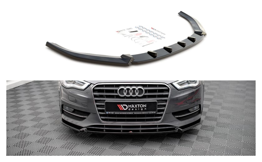 Splitter Audi A3 8V przód Gloss Black