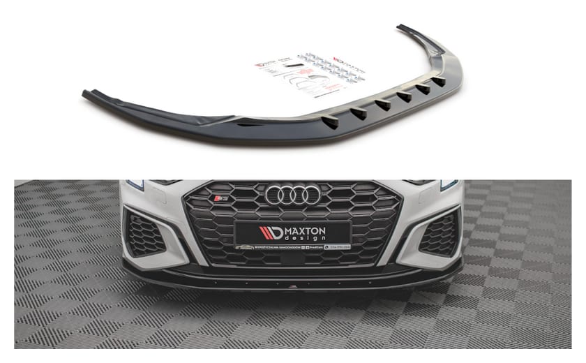Splitter Audi A3 8Y S-Line przód v.1 Gloss Black