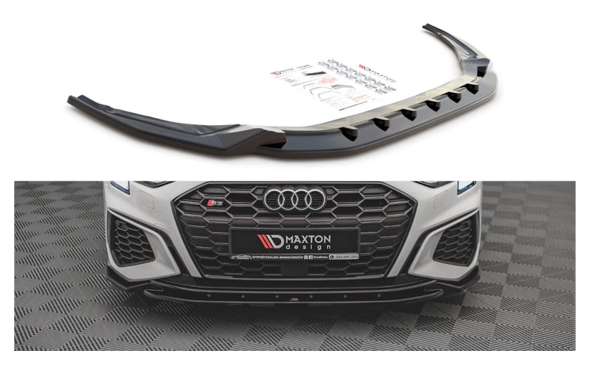 Splitter Audi A3 8Y S-Line przód v.2 Gloss Black