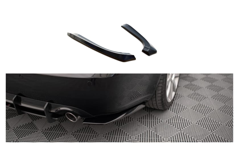 Splitter Audi A4 B7 Tył Boczne Gloss Black