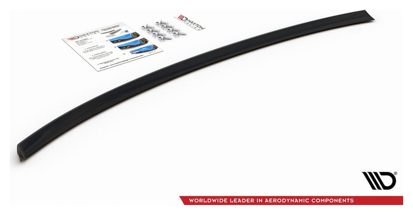 Splitter Audi A4 B8 Avant Tył Środkowy Gloss Black