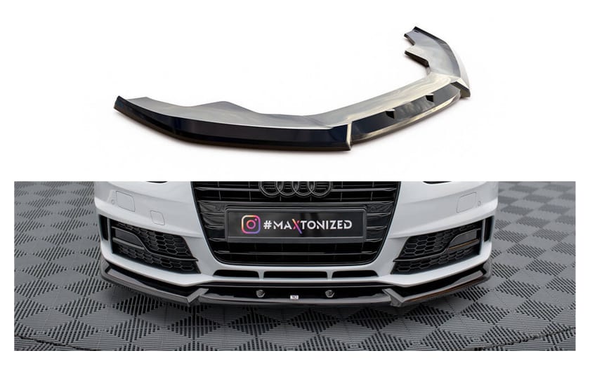 Splitter Audi A4 B8 Facelift Competition przód v.1