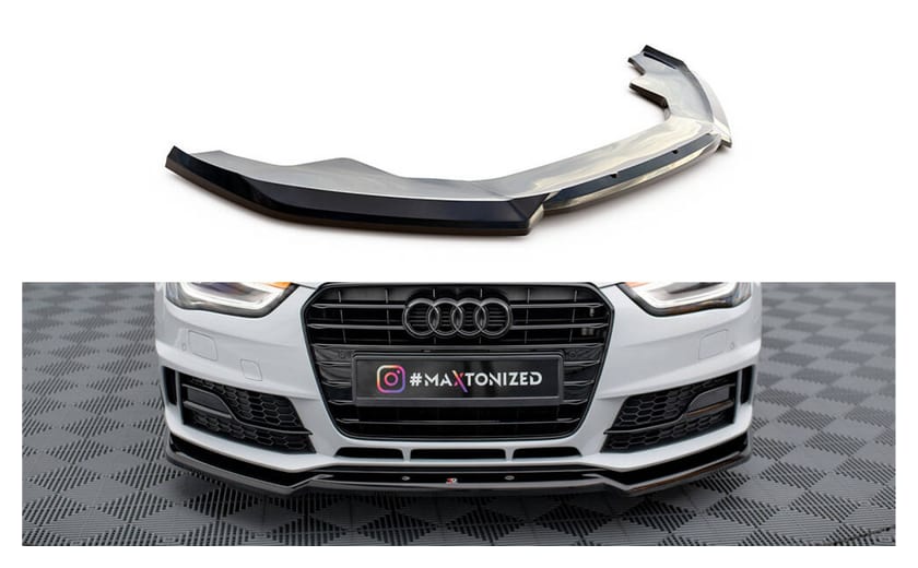 Splitter Audi A4 B8 Facelift Competition przód v.2