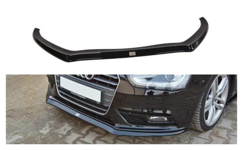 Splitter Audi A4 B8 Facelift przód v.2 Gloss Black