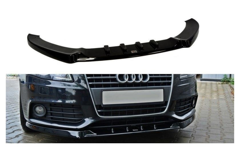 Splitter Audi A4 B8 przód v.1 Gloss Black