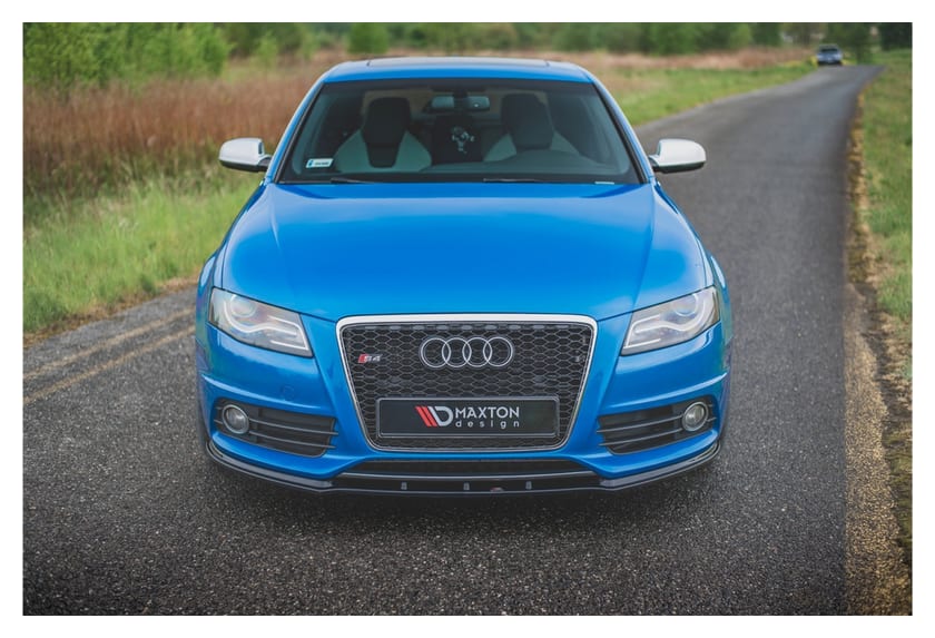 Splitter Audi A4 B8 S-Line przód v.1 Gloss Black
