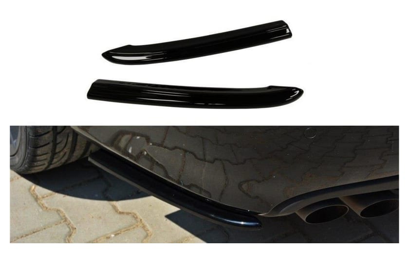 Splitter Audi A4 B8 Tył Boczne Gloss Black
