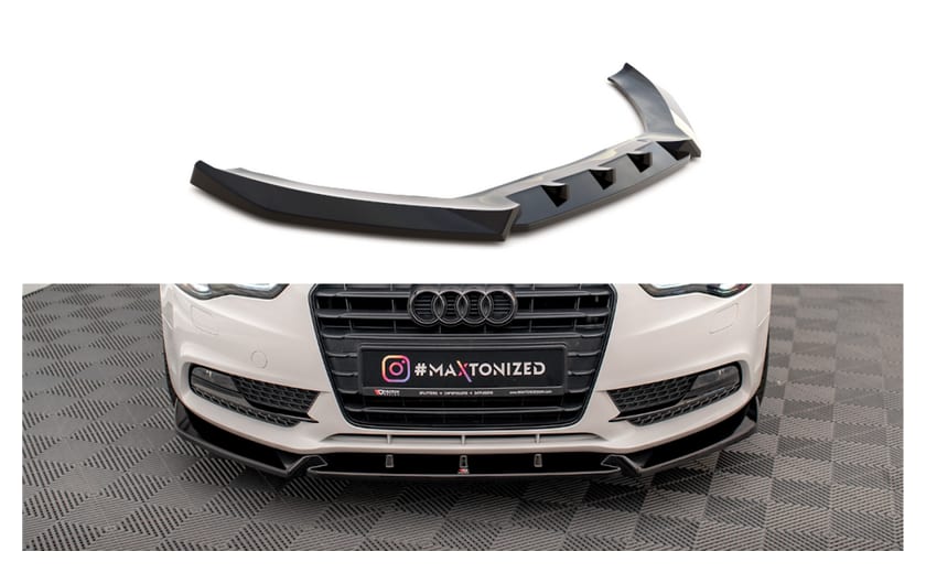Splitter Audi A5 8T Facelift przód v.1 Gloss Black