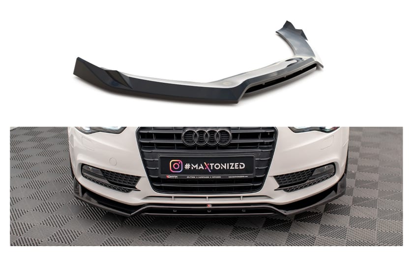 Splitter Audi A5 8T Facelift przód v.2 Gloss Black