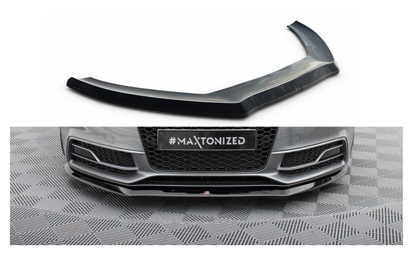 Splitter Audi A5 8T Facelift S-Line przód v.1 Gloss Black