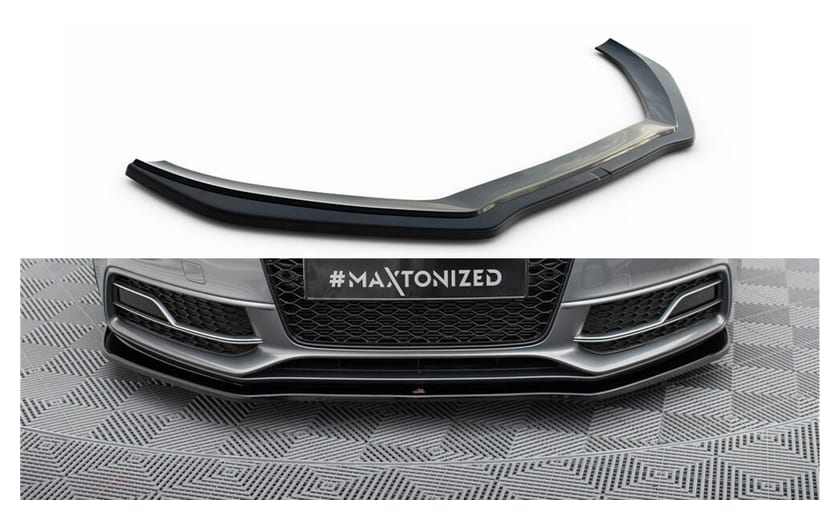 Splitter Audi A5 8T Facelift S-Line przód v.2 Gloss Black