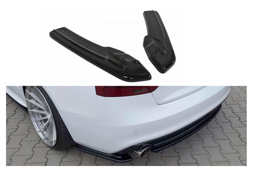 Splitter Audi A5 8T Facelift S-Line Tył Boczne Gloss Black