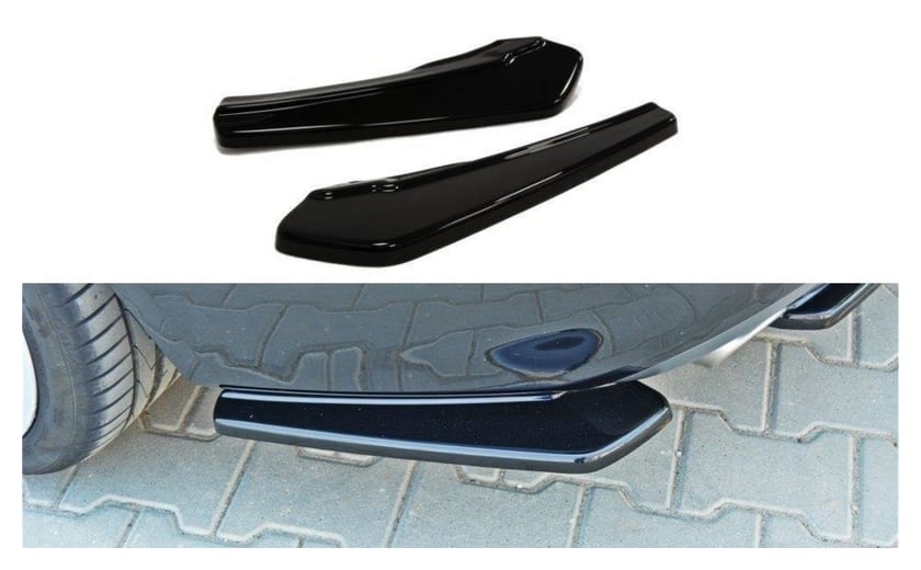 Splitter Audi A5 8T S-Line Tył Boczne Gloss Black