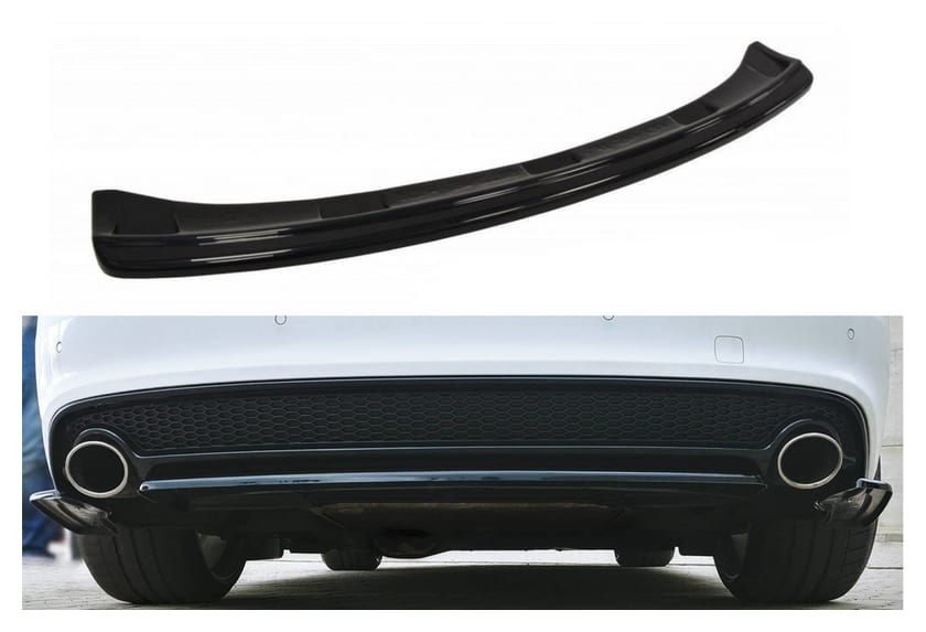 Splitter Audi A5 8T Srodek Tył Gloss Black