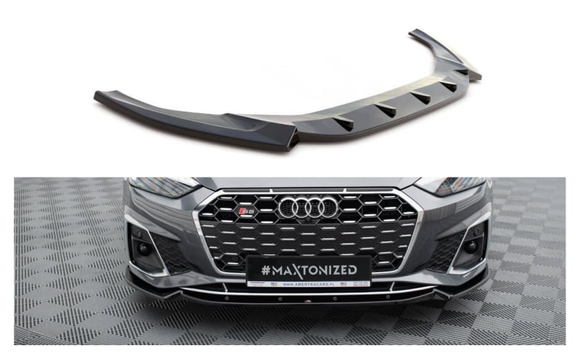 Splitter Audi A5 F5 Facelift S-Line przód v.2 Gloss Black