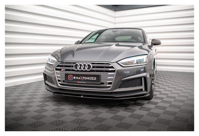 Splitter Audi A5 F5 S-Line przód v.2 Gloss Black