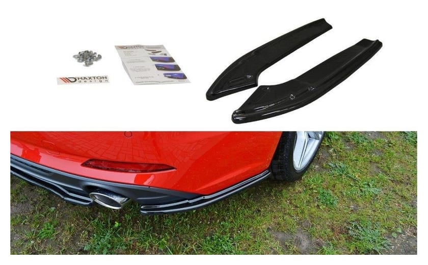 Splitter Audi A5 F5 S-Line Tył Gloss Black