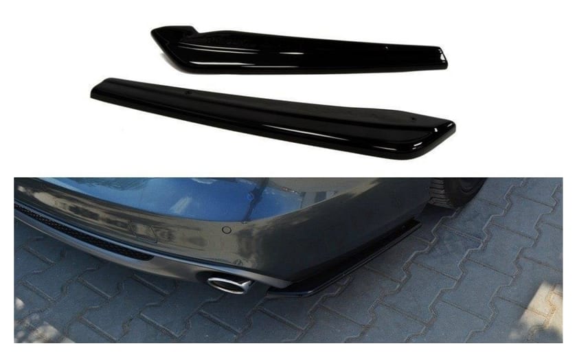 Splitter Audi A6 C7 S-Line Avant Tył Boczne Gloss Black