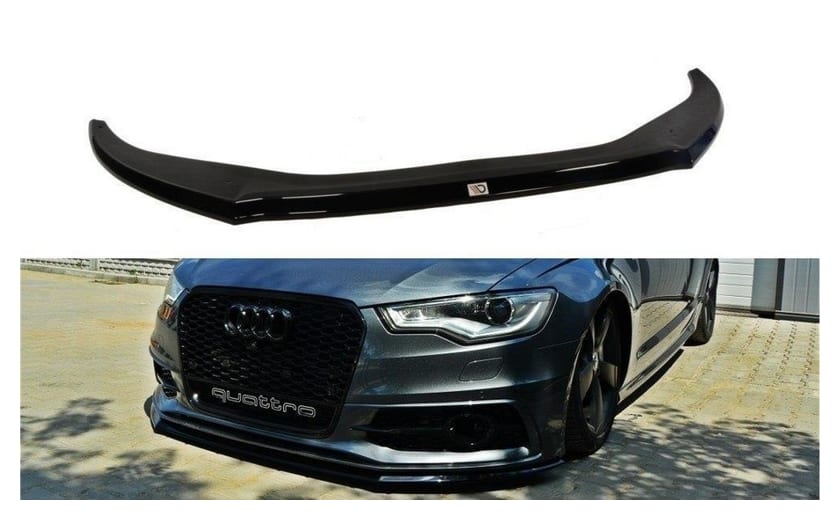 Splitter Audi A6 C7 S-Line przód v.2 Gloss Black