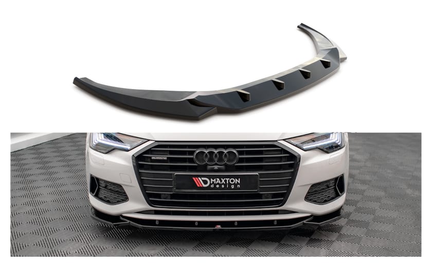 Splitter Audi A6 C8 przód v.1 Gloss Black