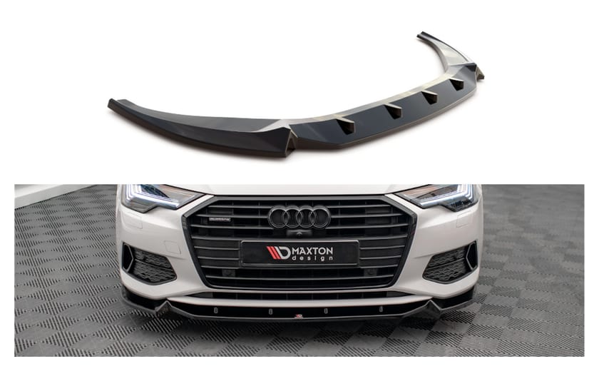 Splitter Audi A6 C8 przód v.2 Gloss Black