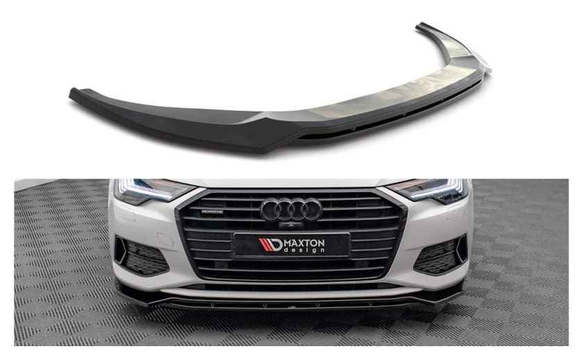 Splitter Audi A6 C8 przód v.3 Gloss Black