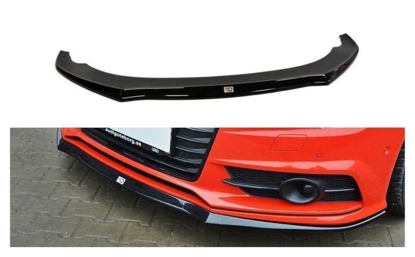 Splitter Audi A7 C7 Facelift S-Line przód Gloss Black