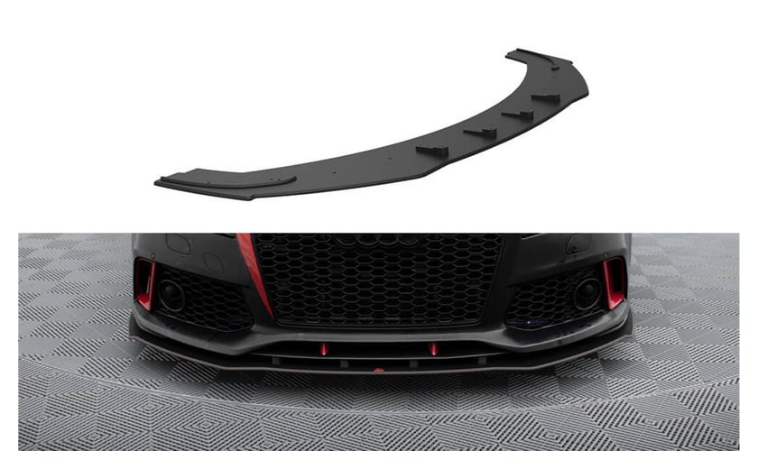 Splitter Audi A7 C7 Przód Pro RS7 Look Black
