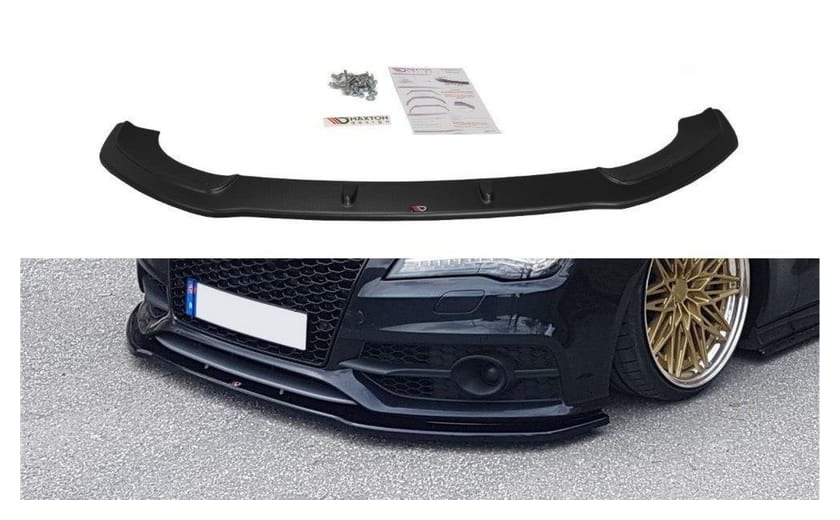 Splitter Audi A7 C7 S-Line przód v.2 Gloss Black