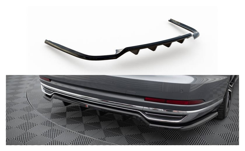 Splitter Audi A8 D5 Tył Środkowy z Dyfuzorem