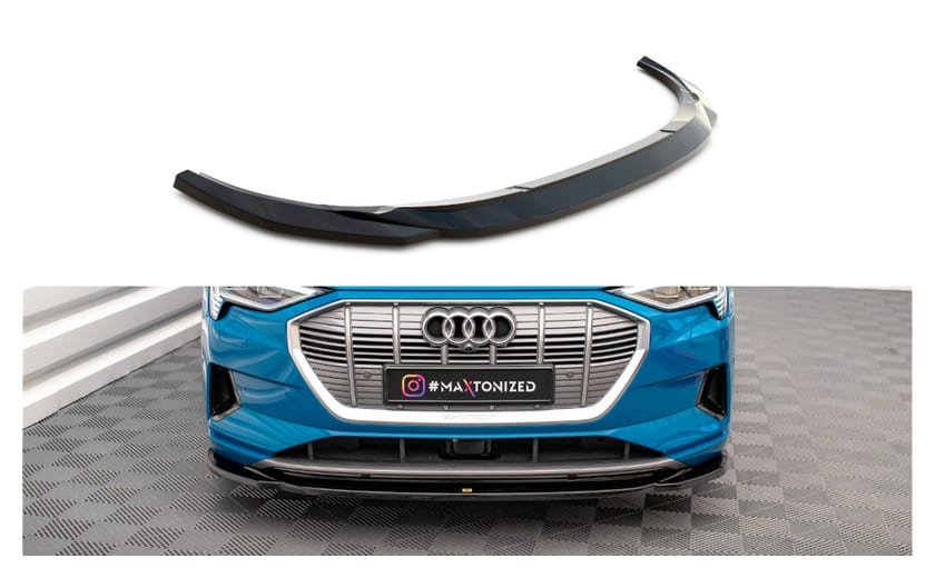 Splitter Audi e-tron przód v.1 Gloss Black