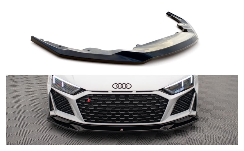 Splitter Audi R8 4S Facelift przód v.3 Gloss Black