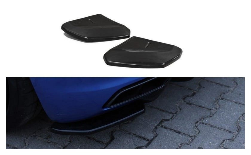 Splitter Audi R8 4S Tył Boczne Gloss Black
