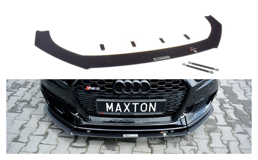 Splitter Audi RS3 8V Facelift Sportback przód Racing v.1