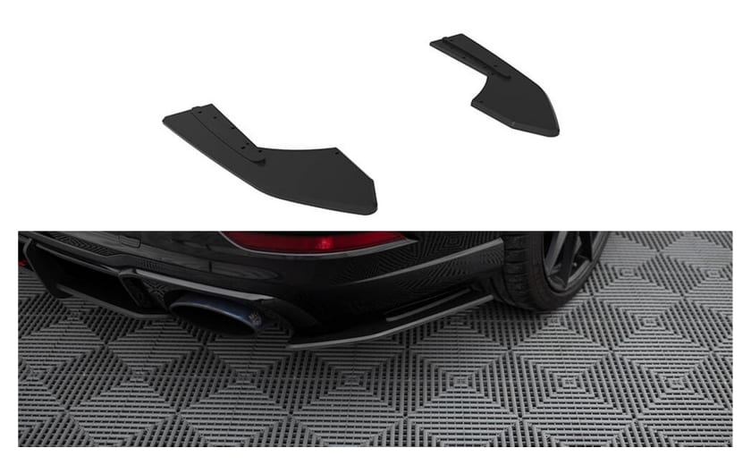 Splitter Audi RS3 8V Facelift Tył Boczne Street Pro Black-Red