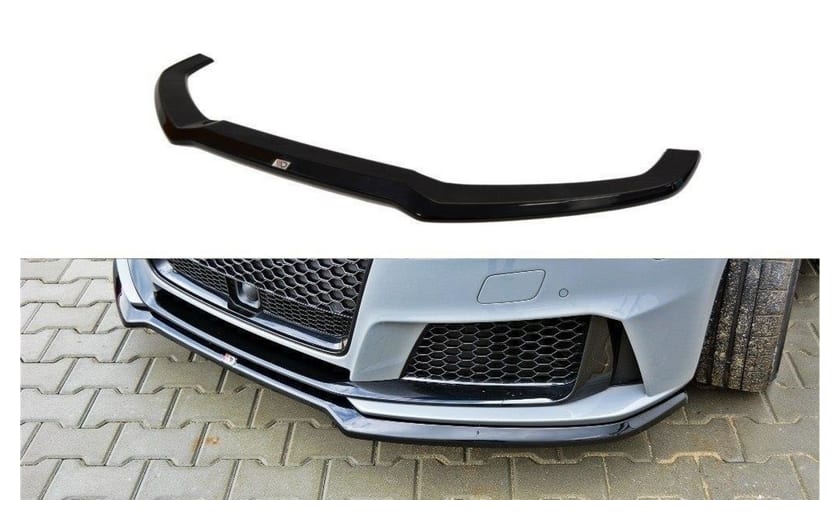 Splitter Audi RS3 8V Sportback przód v.1 Gloss Black