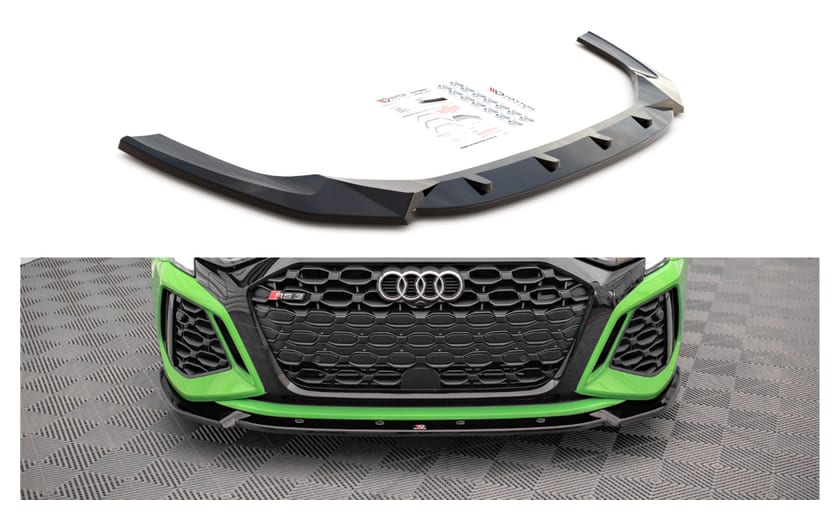 Splitter Audi RS3 8Y przód v.1 Gloss Black