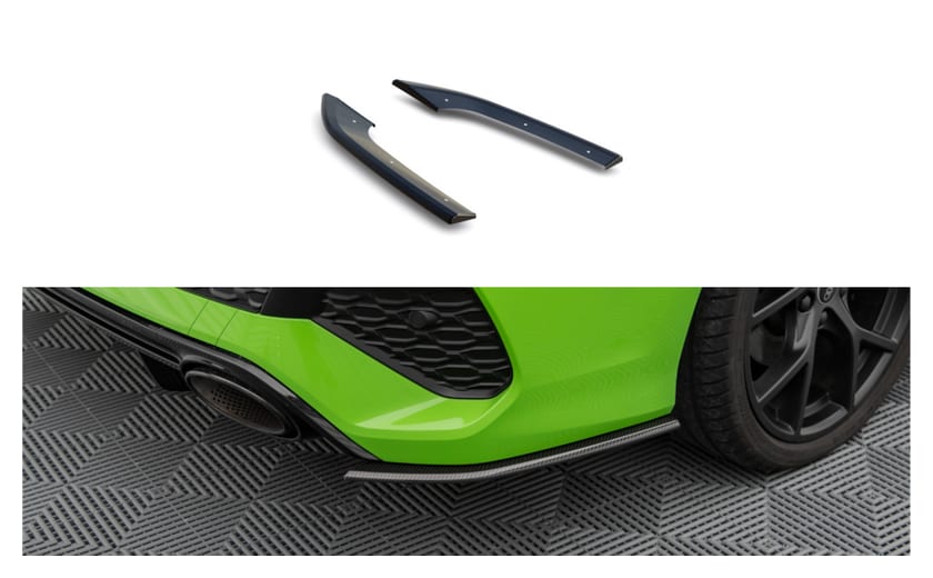 Splitter Audi RS3 8Y Tył Bok Carbon