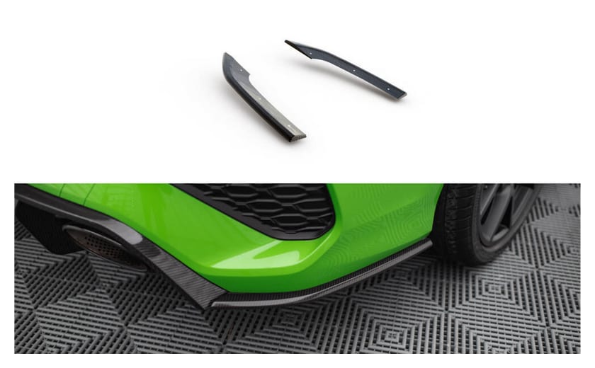 Splitter Audi RS3 8Y Tył Bok v.2 Carbon
