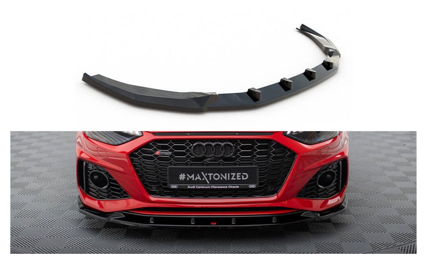 Splitter Audi RS4 B9 Facelift przód v.2