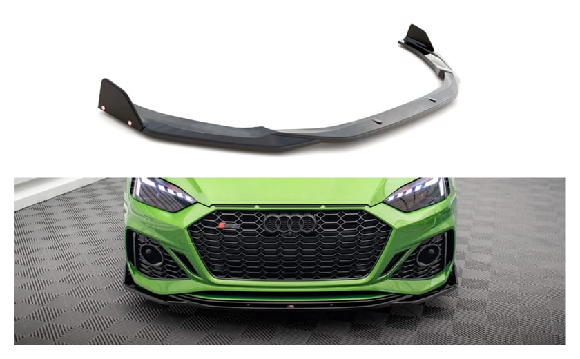 Splitter Audi RS5 F5 Facelift przód v.1 Gloss Black