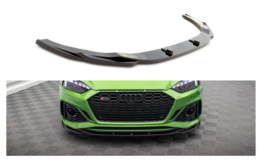 Splitter Audi RS5 F5 Facelift przód v.3 Gloss Black