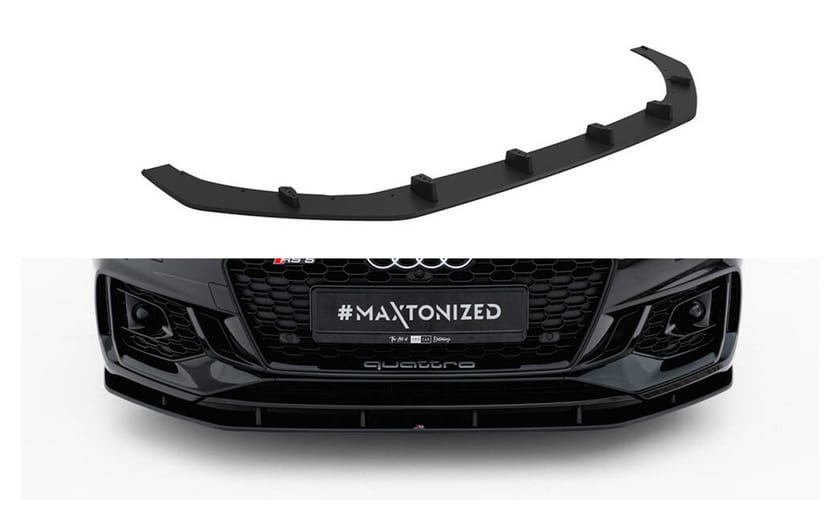 Splitter Audi RS5 F5 Przód Street Pro Black-Red