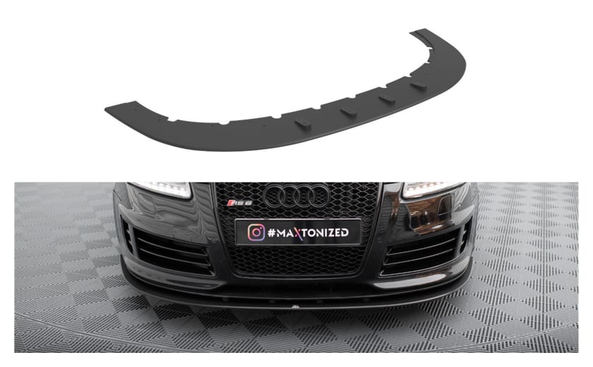Splitter Audi RS6 C6 Przód Pro Black-Red