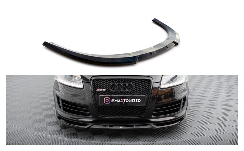 Splitter Audi RS6 C6 przód v.2 Gloss Black