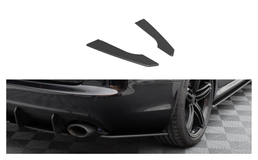Splitter Audi RS6 C6 Tył Boczne Street Pro Black